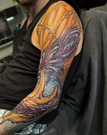 tattoos/ - Bio-Organic Sleeve Tattoo - 115392